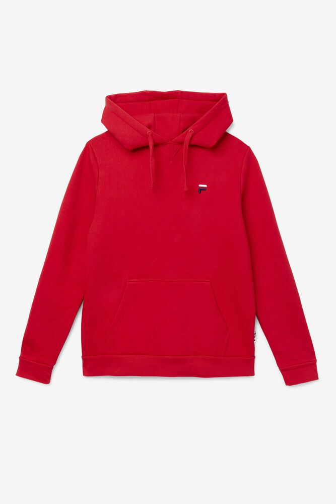 Fila Luka Hoodie Red - Mens - 51694NHXM